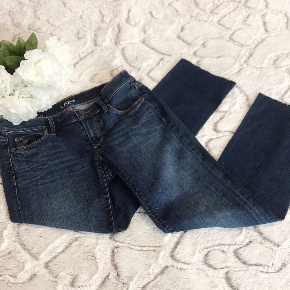 ✨Loft Straight Jean with Raw Hem